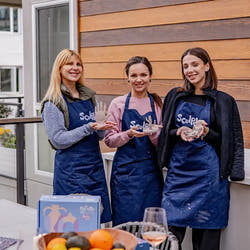 Outdoor pottery kit experience with friends
