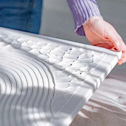 Handmade wavy pattern texture kit