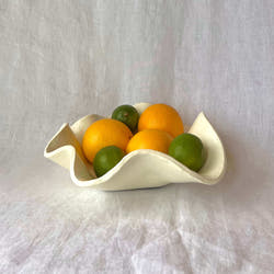 Organic form bowl pottery home project