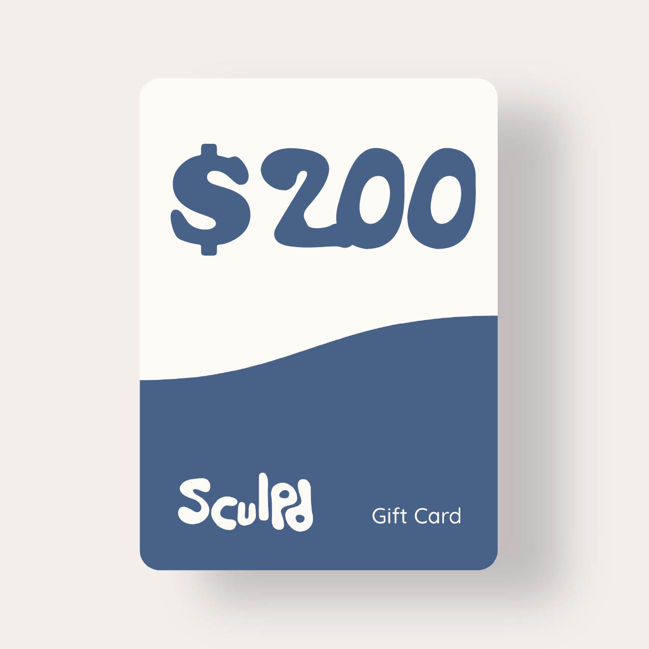 Sculpd Digital Gift Card