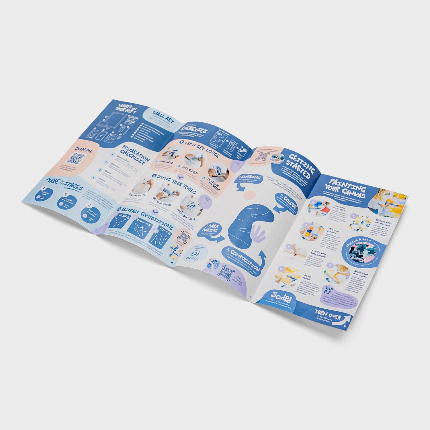 Small Abstract Painting Kit