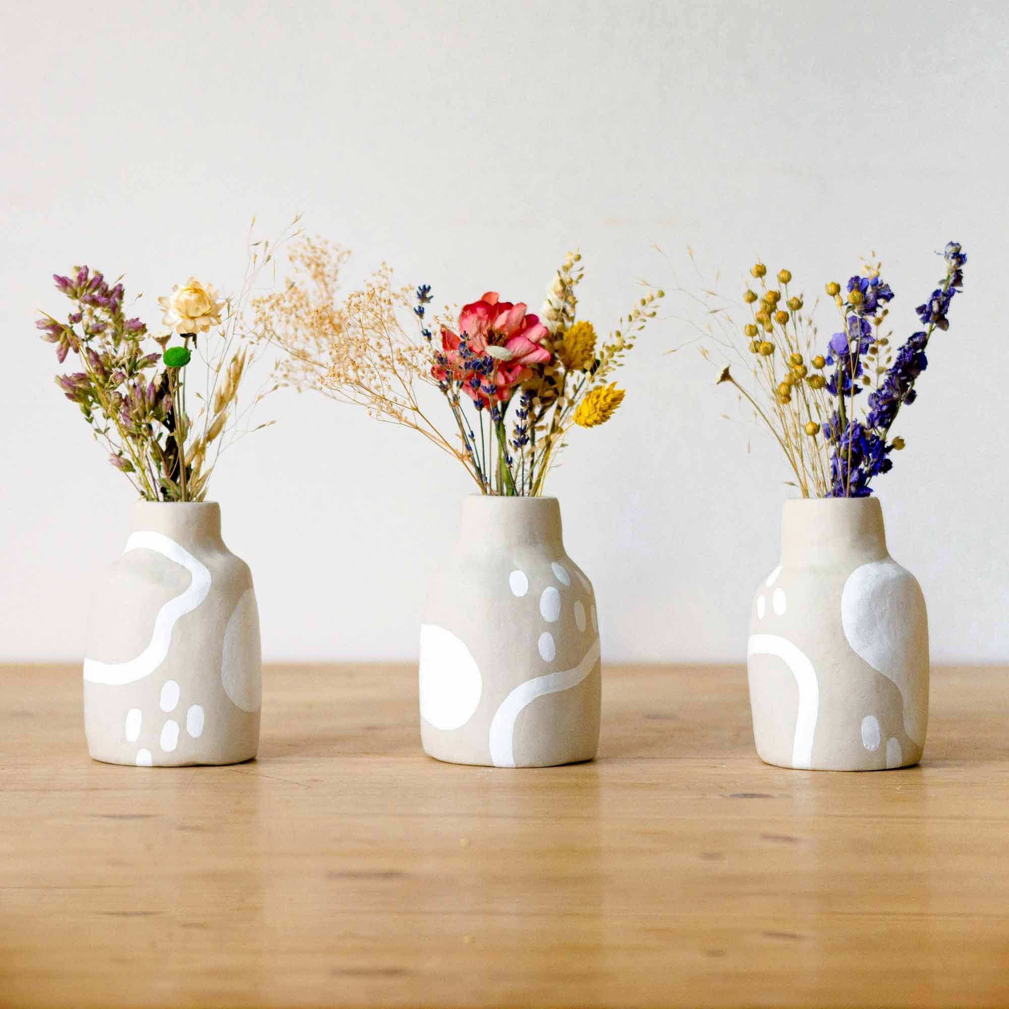 Dried Flower Vase Pottery Kit
