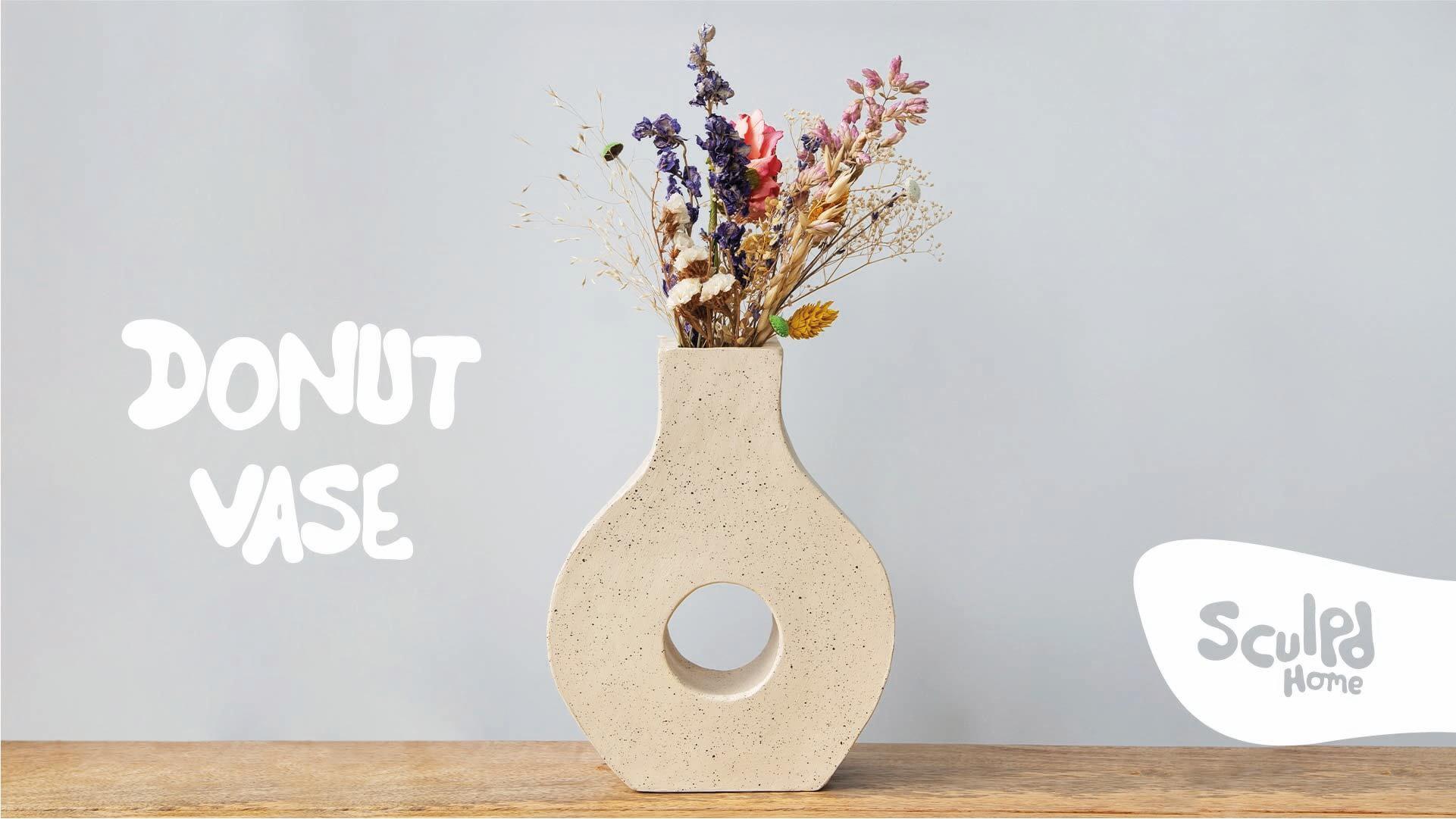 Make Your Own Donut Vase | By Sculpd Home