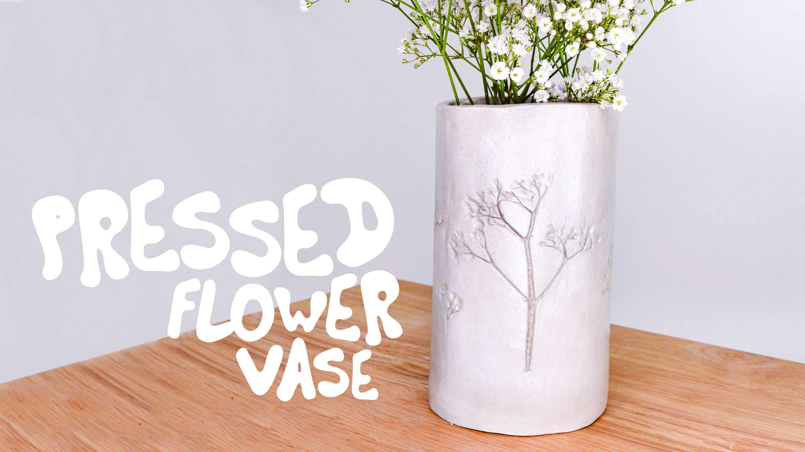 Pressed Flower Handmade Vase 🌸