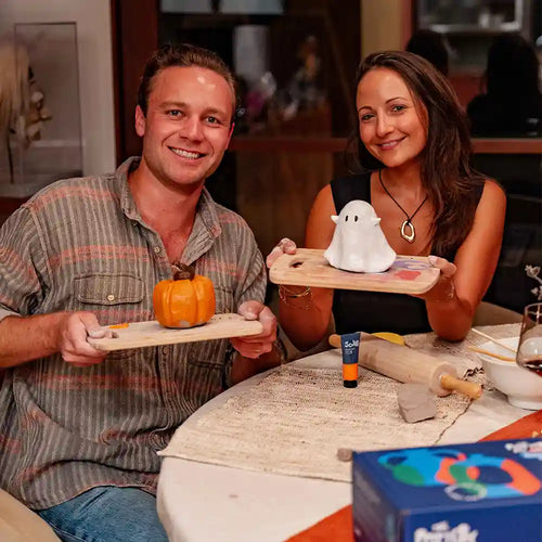 Sculpd CA Halloween Pottery Date Night