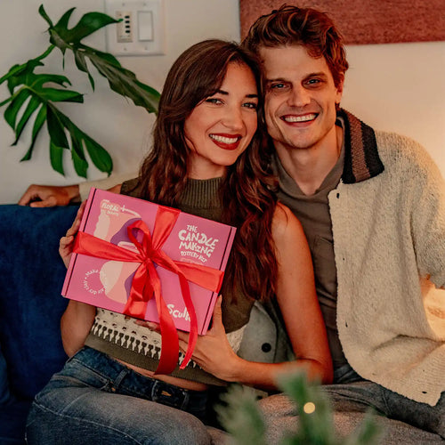 Christmas date night with Sculpd ultimate candle bundle for two