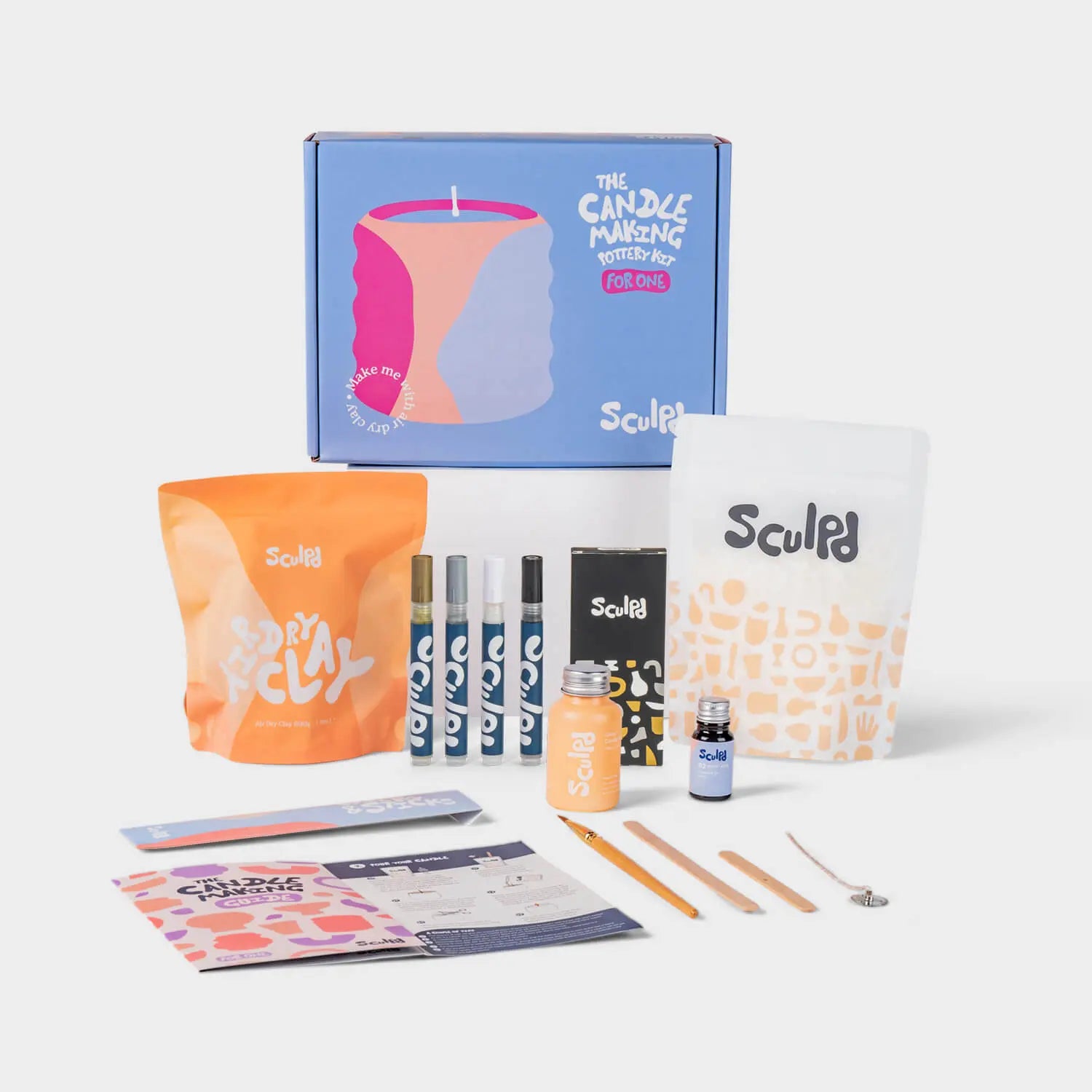 Sculpd Candle Making Kit with Monotones Pens