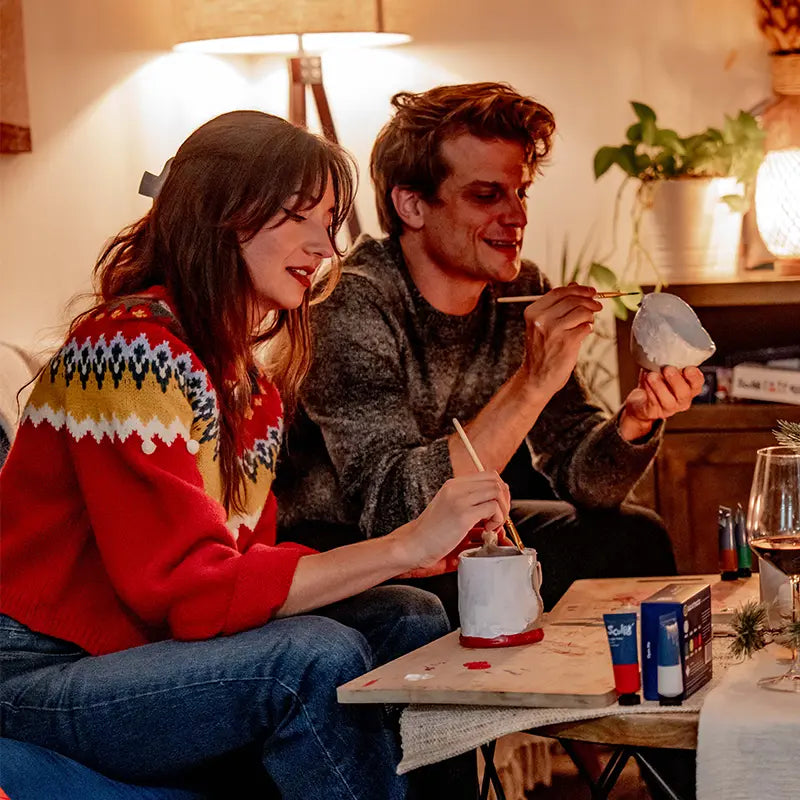 Fun Christmas date night only with Sculpd Candle Making Kit