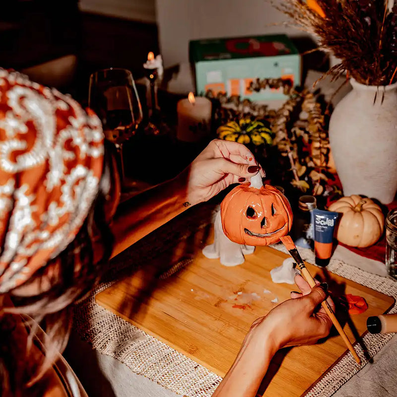 Sculpd CA Halloween Pottery Solo Relaxing Hobby
