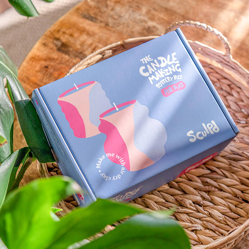 New candle making kit packaging