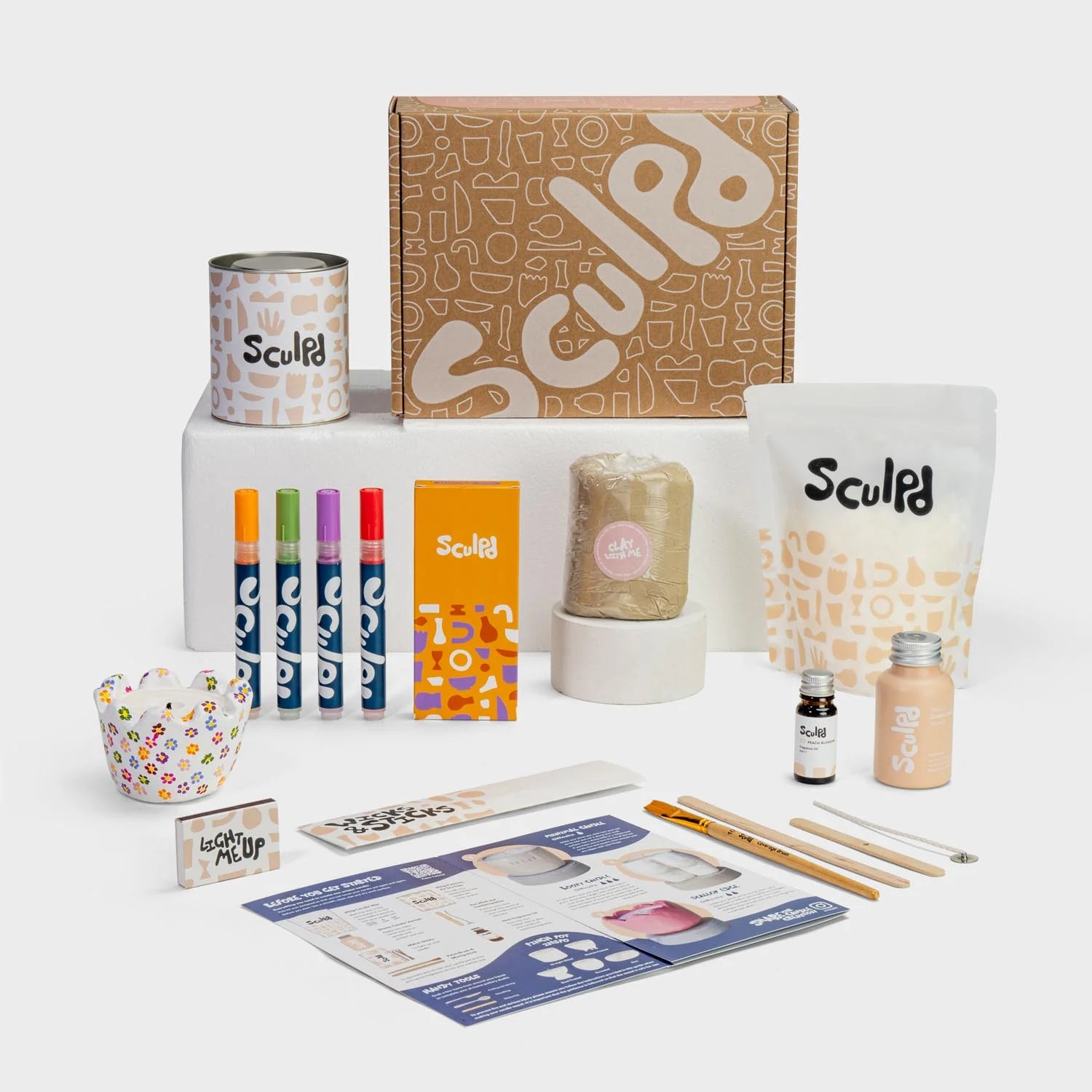 Original Packaging Candle Making Kit for One with Bloomsburry Pens