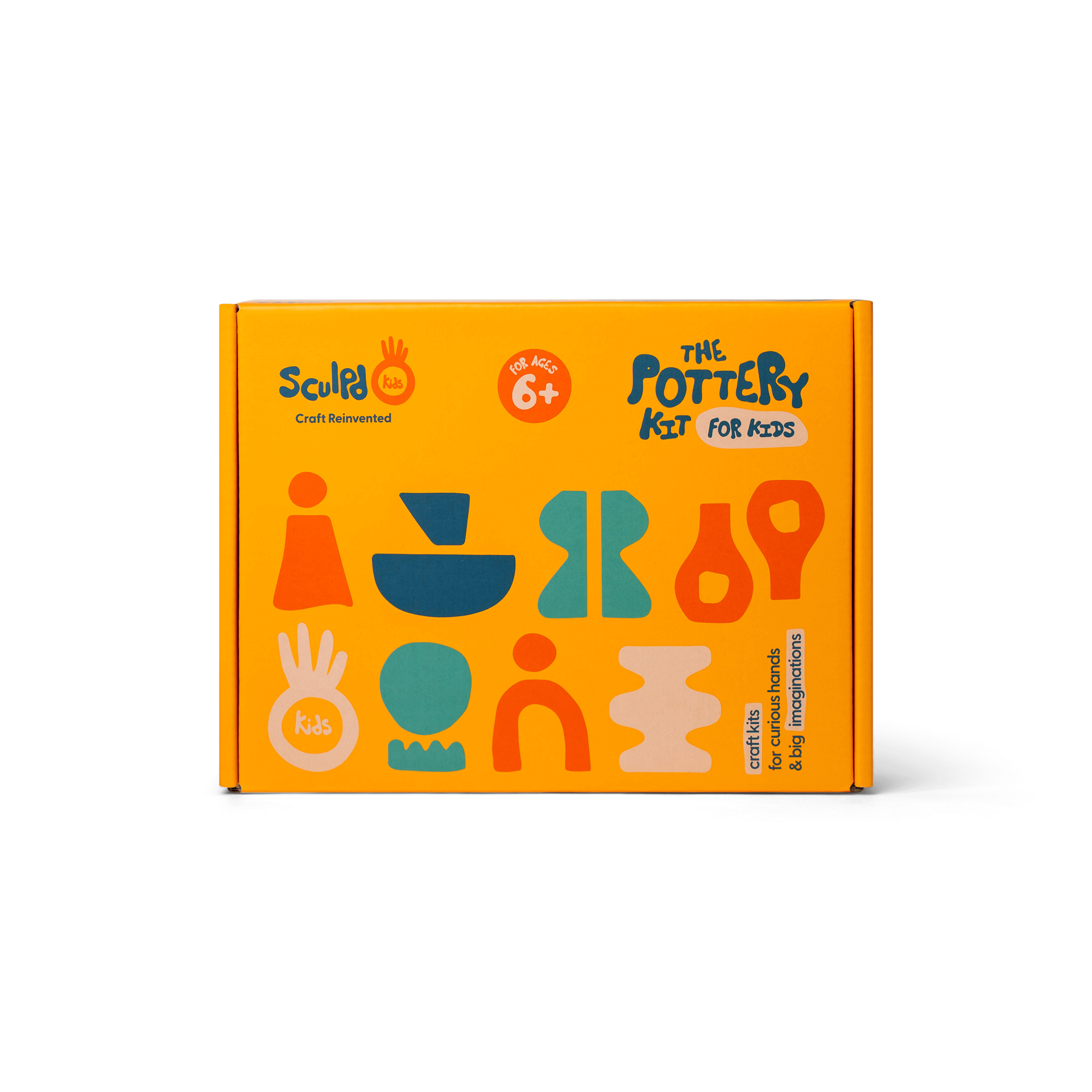 New Sculpd Kids Pottery Kit Packaging