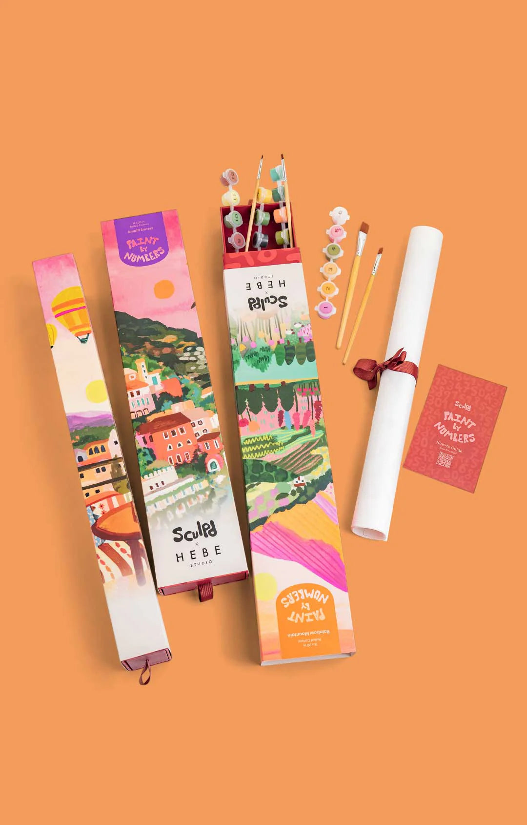 Paint by numbers tile card