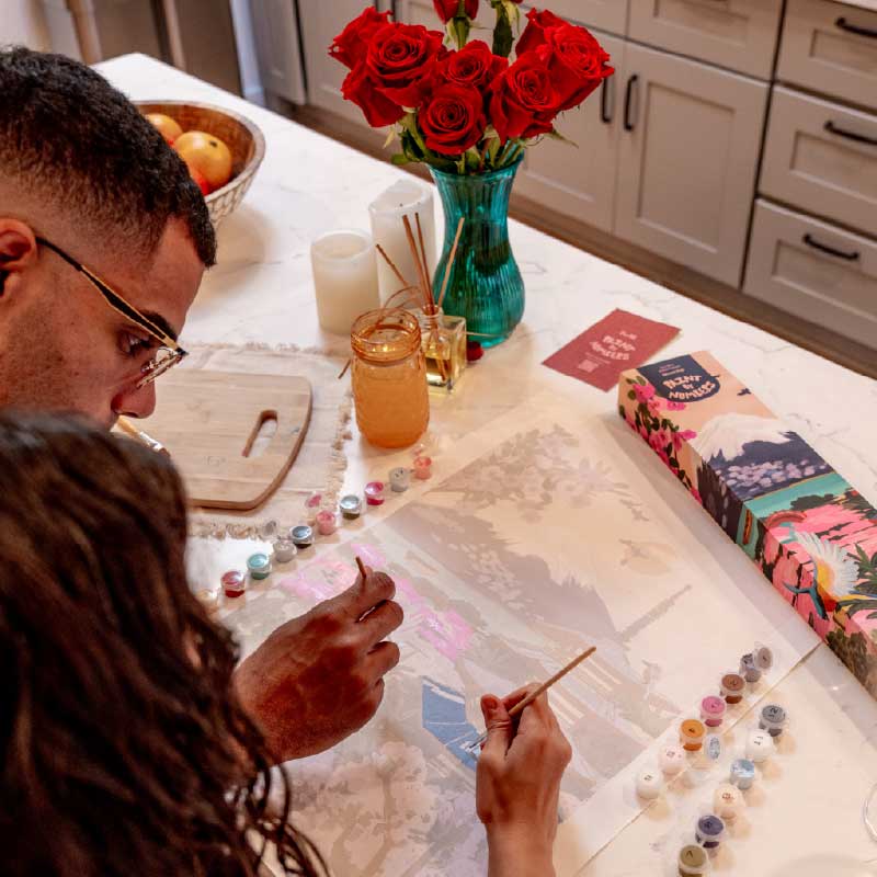 Paint Something Beautiful with Paint by Numbers Kits