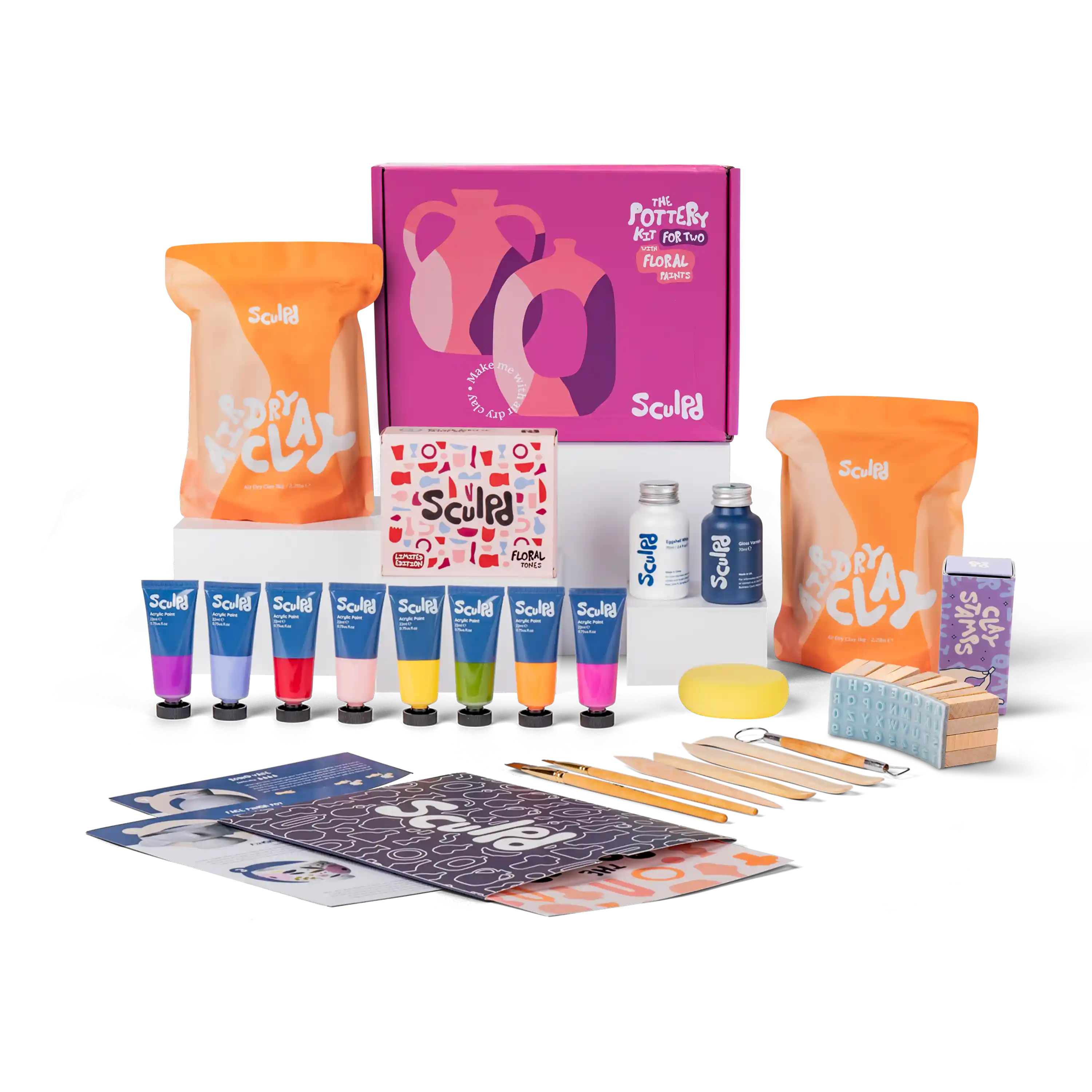 Sculpd pottery date night bundle collection card