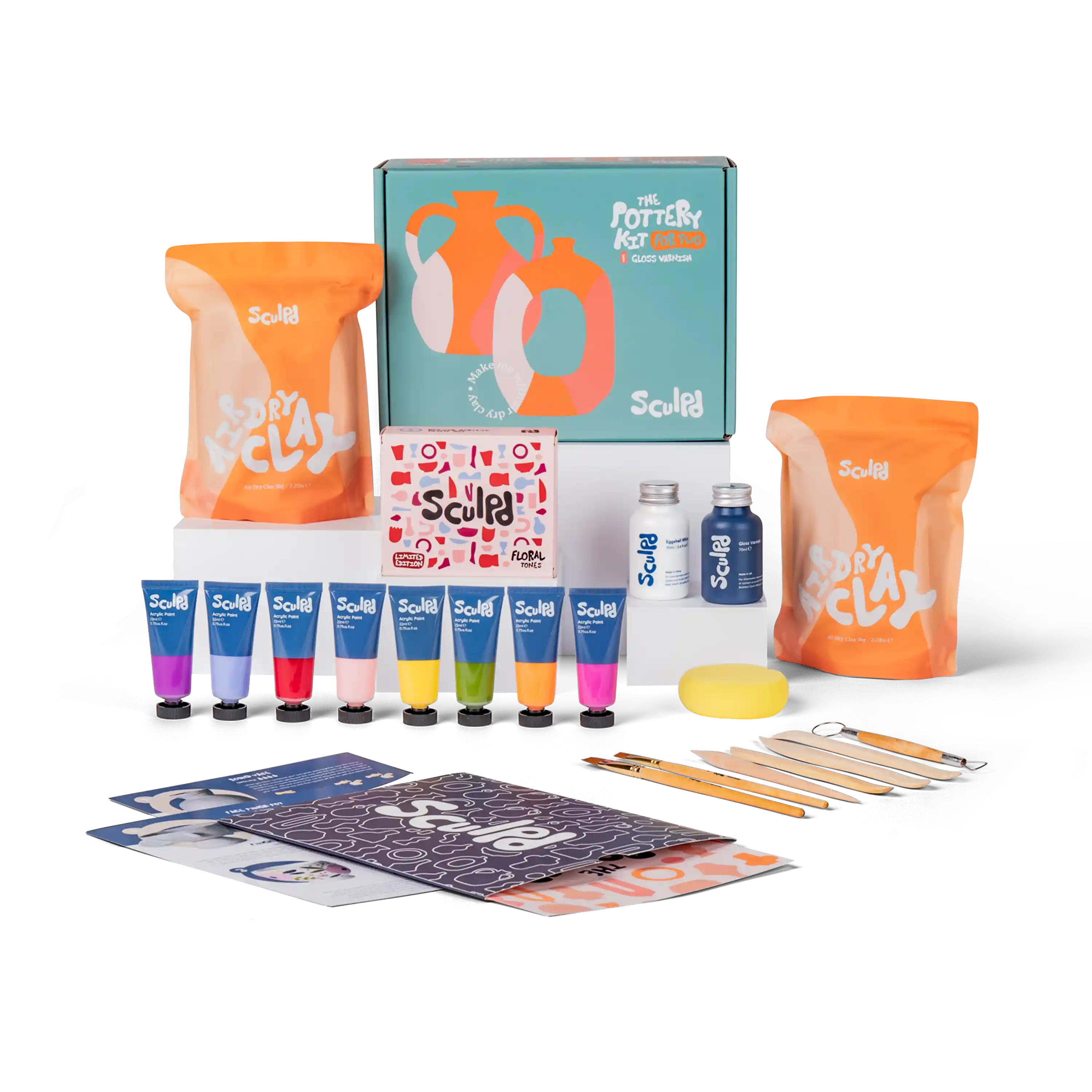 Sculpd pottery kit collection card