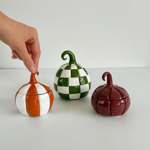 Sculpd CA Halloween Pottery - Pumpkin Tea Light