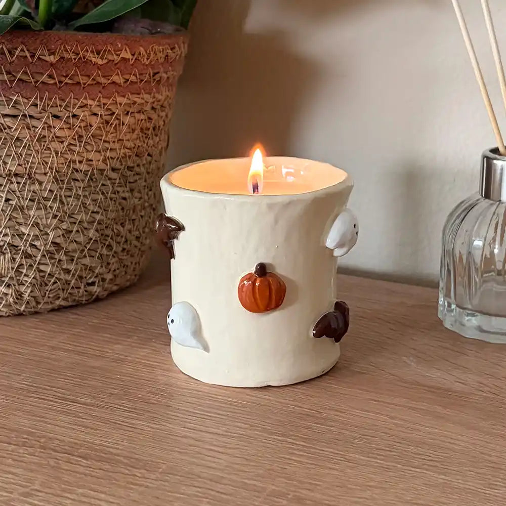 Sculpd CA Halloween Charm Candle