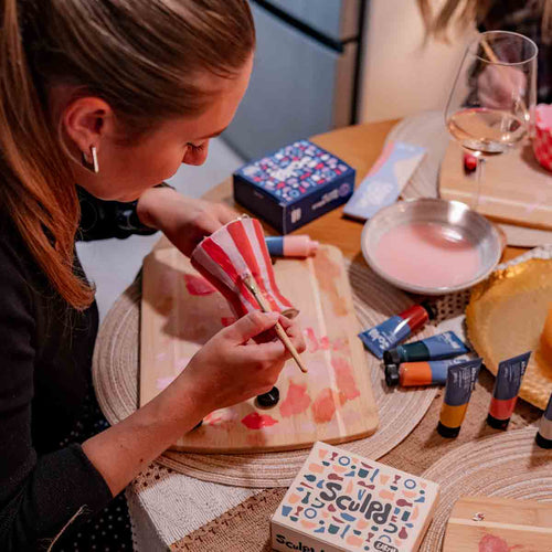 Double date night crafting