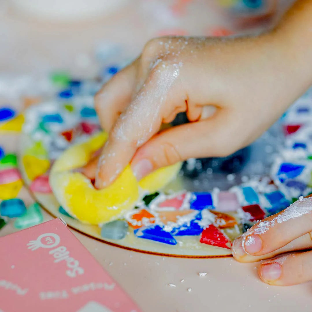 Sculpd kids sponge included in the mosaic kit