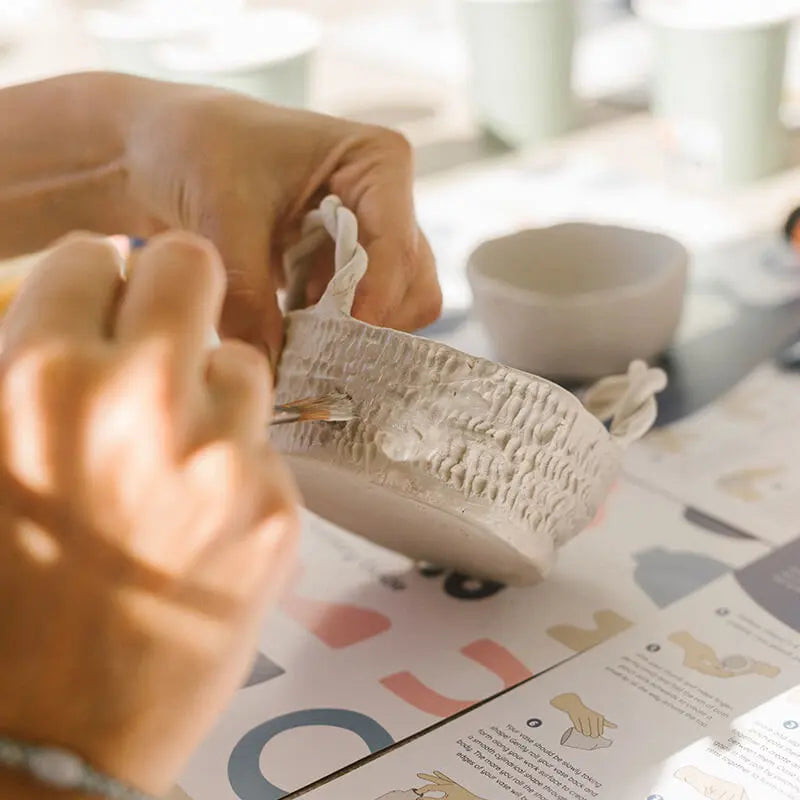 Creative pottery making experience