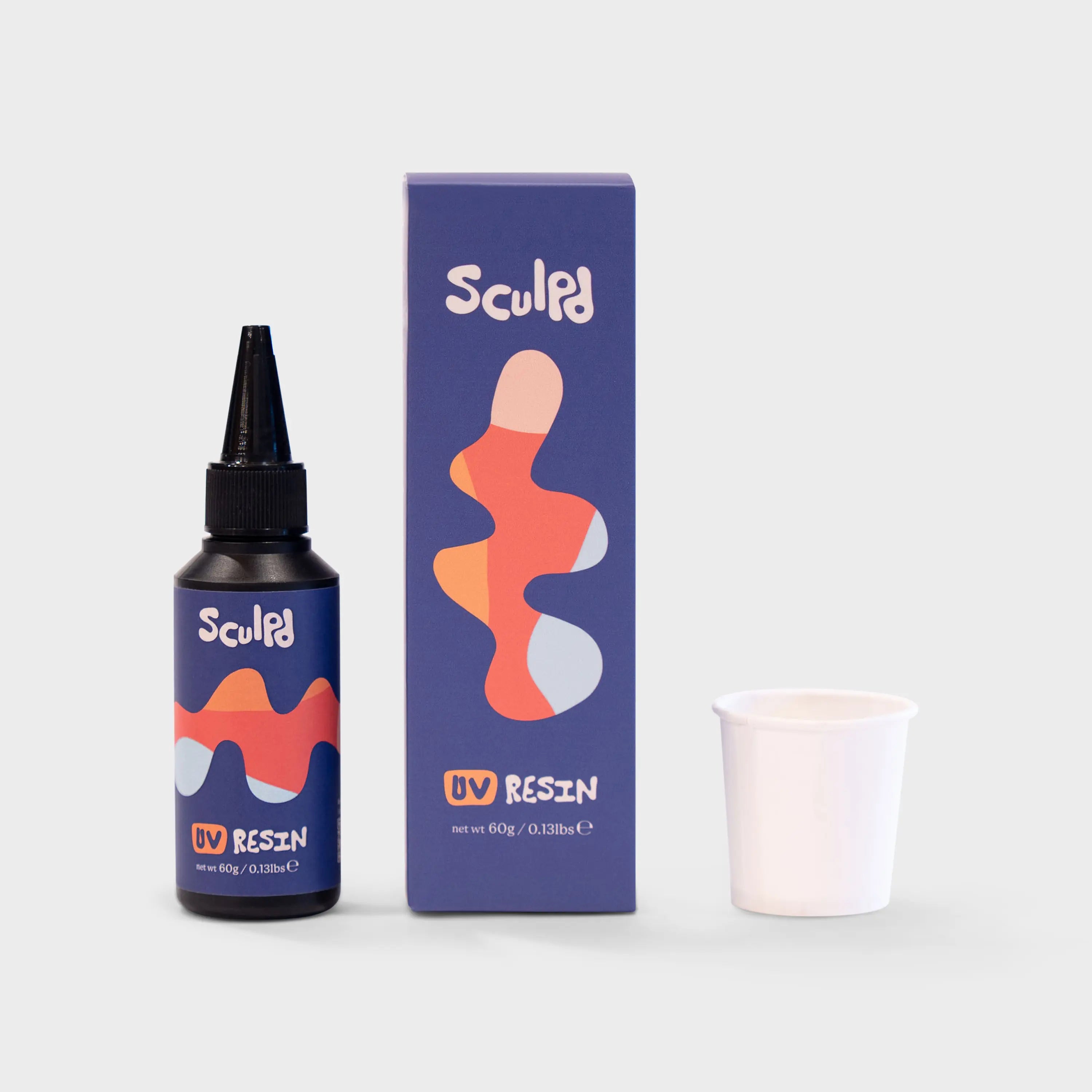 Sculpd 60g UV Resin with its Packaging