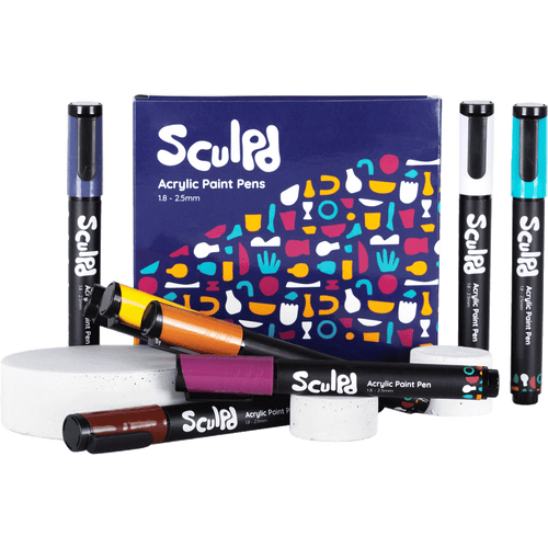 Sculpd 8 pack mediterranean paint pens