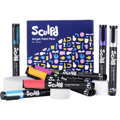 Sculpd 8 pack metallic paint pens